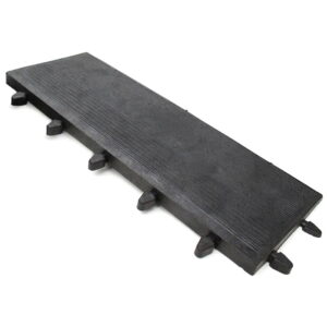WetDeck Anti-Fatigue Male Edging Black - 480mm x 180mm